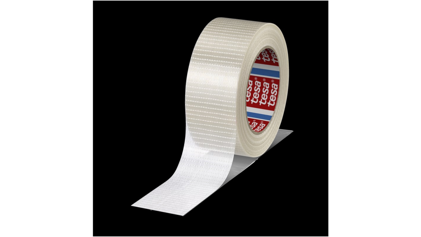 Tesa 4591 Transparent Strapping Tape, 50m x 50mm