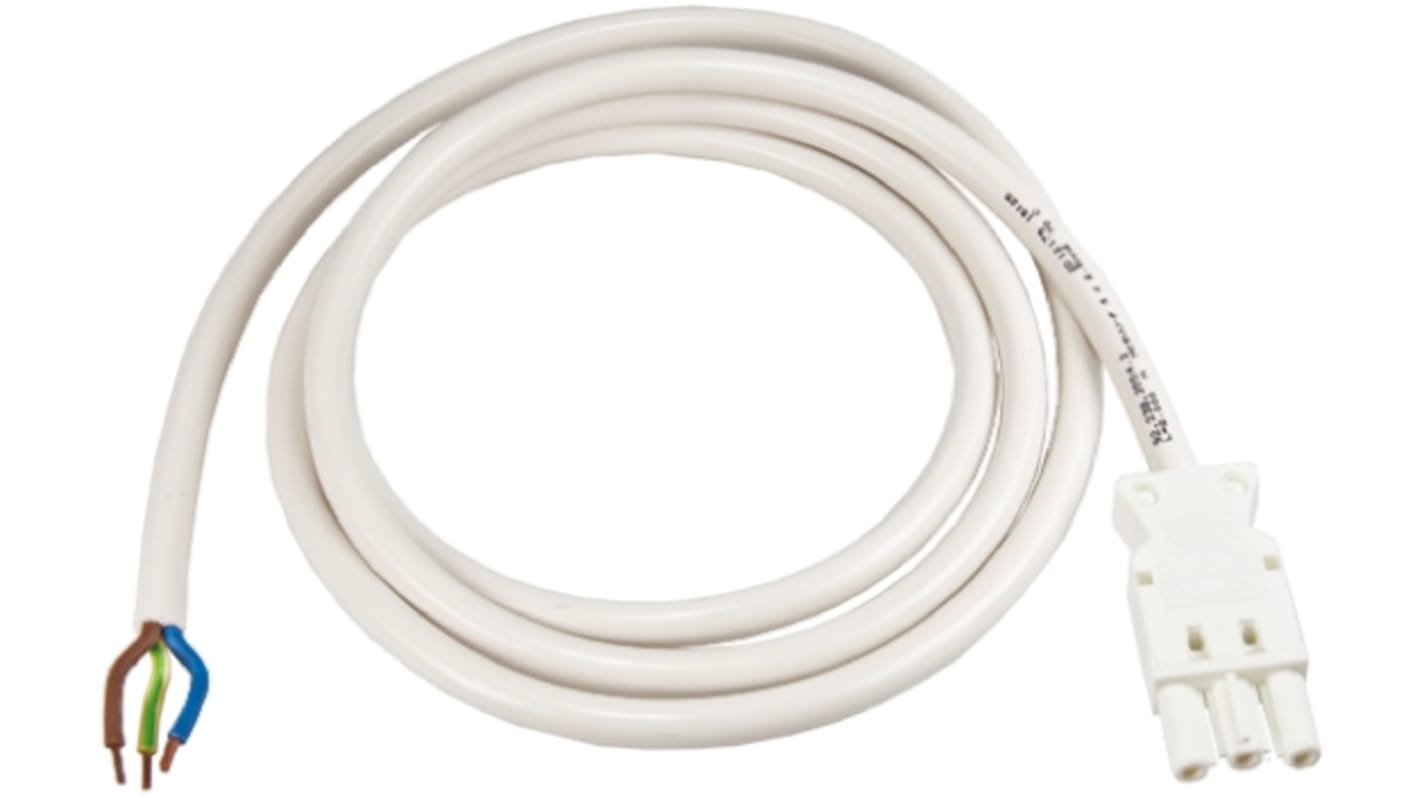 Wieland 3 Pin GST18i3 Socket to Unterminated Power Cord, 3mGESIS