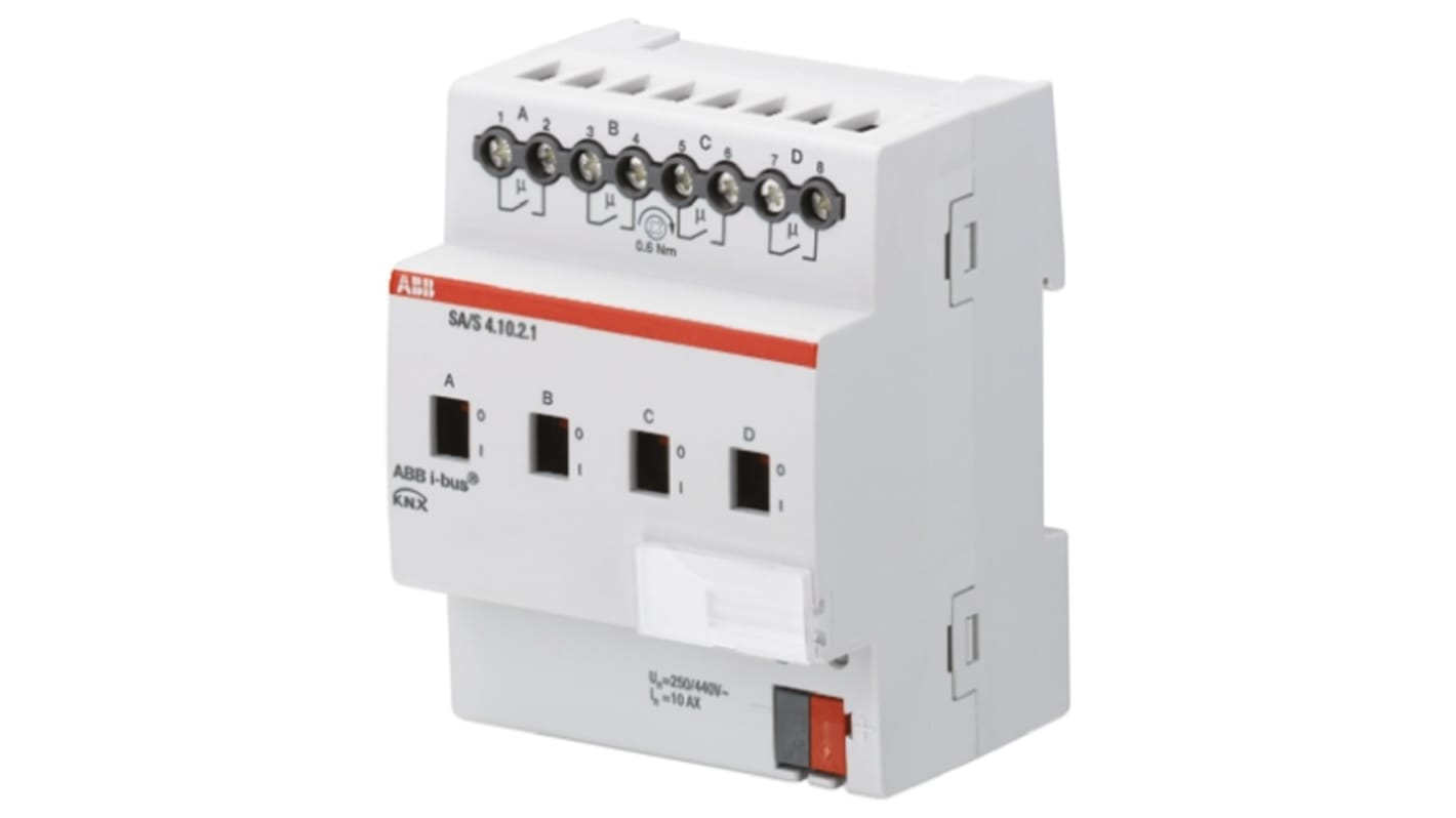 ABB Lighting Controller Switch Actuator, DIN Rail Mount, 230 V