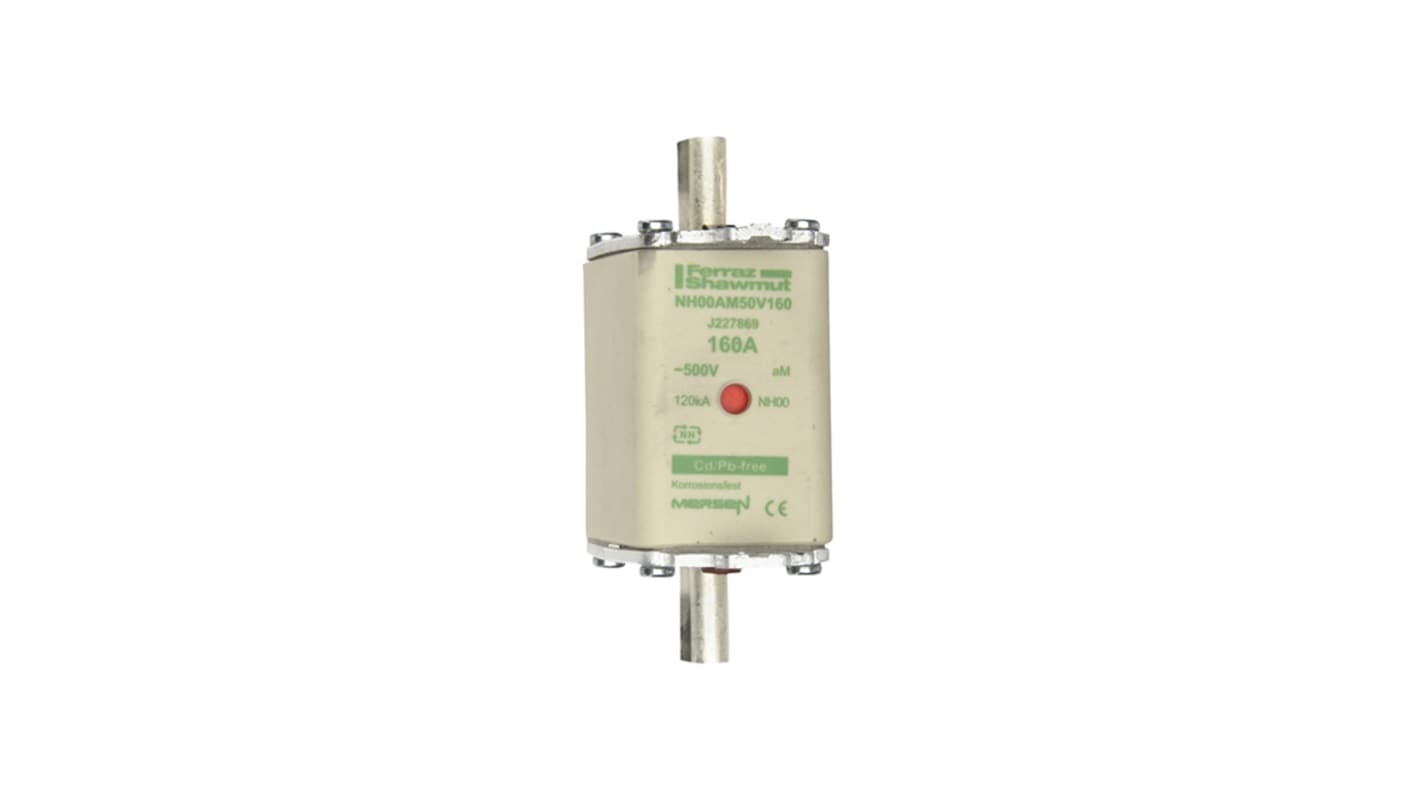 Mersen 160A NH Fuse, NH00, 500V