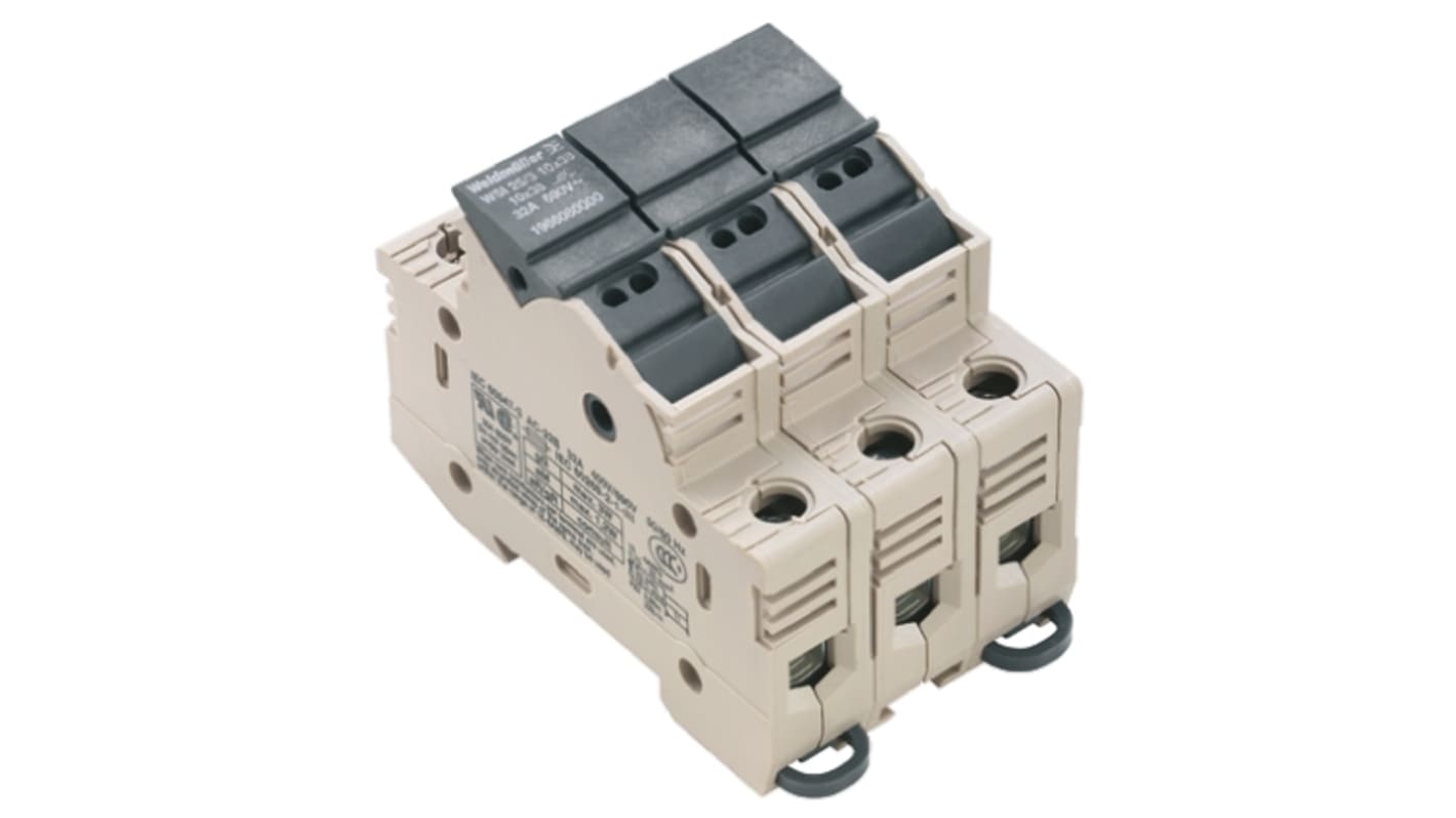 Weidmuller 1966080000 W Series Beige, Single-Level, Screw Termination