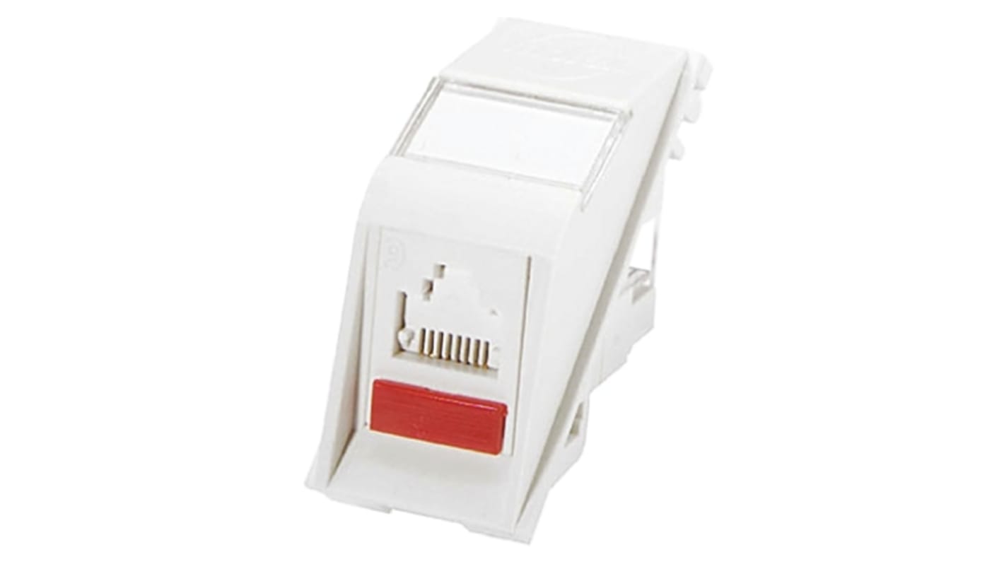 Molex Premise Networks RJ45超六类接口, 斜角, PowerCat Euromod II系列