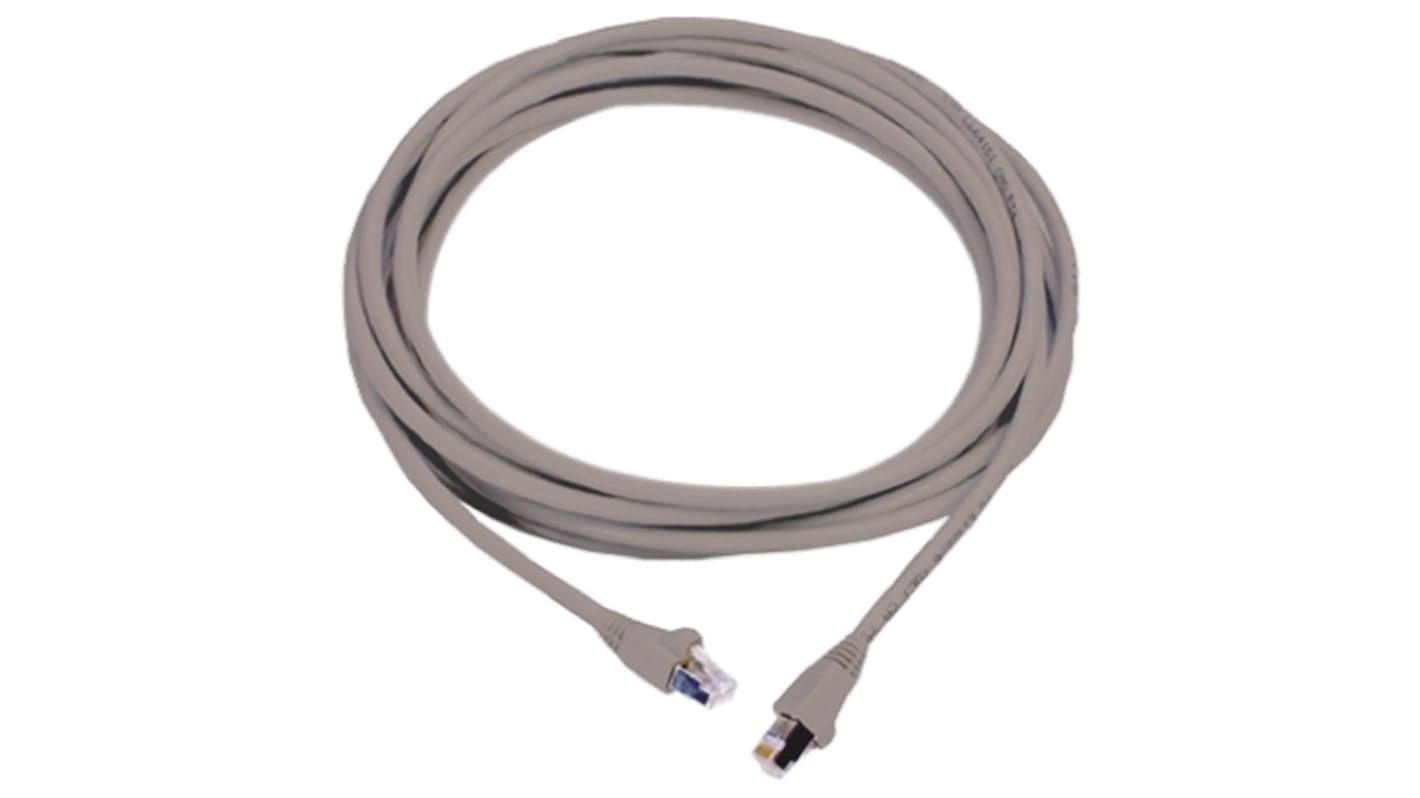 Molex Ethernetkabel Cat.6a, 7m, Grau Patchkabel, A RJ45 STP Stecker, B RJ45, LSZH