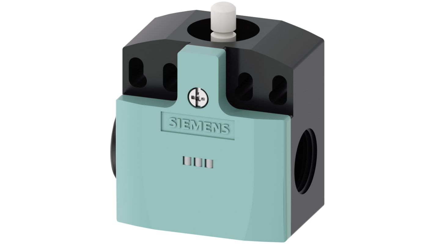 Siemens 3SE5 Series Round Plunger Limit Switch, 2NC/1NO, Plastic Housing