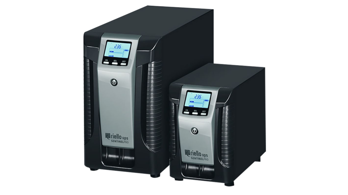 Riello 220V ac Input Stand Alone Uninterruptible Power Supply, 1000VA (800W), Sentinel Pro