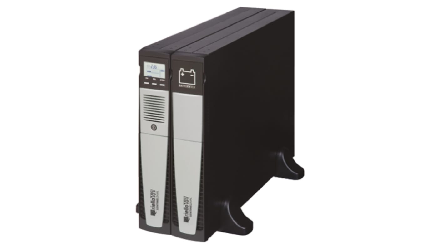 Riello 220V ac Input Rack Mount, Stand Alone Uninterruptible Power Supply, 3000VA (2.4kW), Sentinel Dual