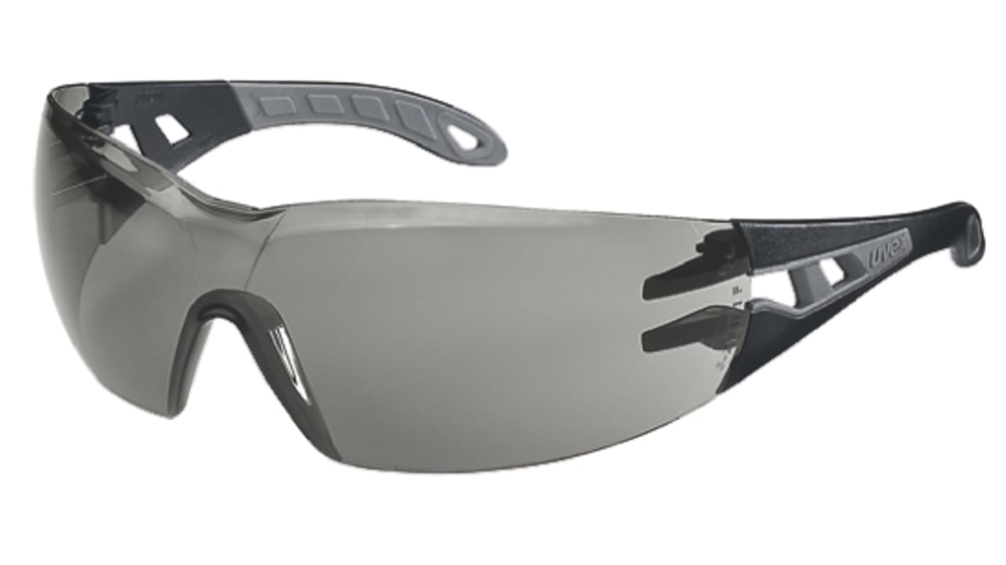 uvex 9192 Anti-Mist UV Safety Glasses, Grey Polycarbonate Lens, Vented