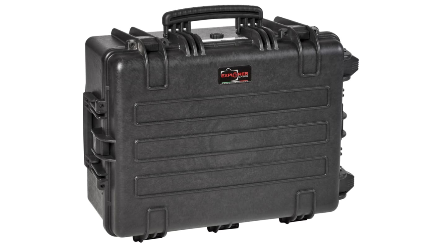 Explorer Cases PP航空箱, 带脚轮, 附泡棉, 防水, 外部475 x 627 x 292mm, 内部405 x 538 x 250mm, 带锁, 黑色