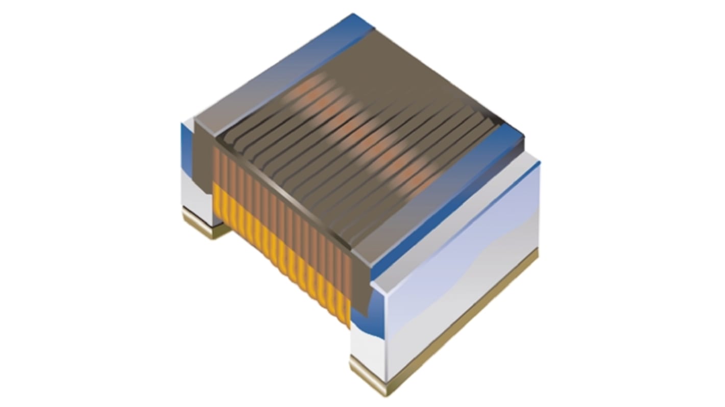 Bourns, CW100505, 0402 (1005M) Wire-wound SMD Inductor with a Ceramic Core, 10 nH ±5% Wire-Wound 480mA Idc Q:23