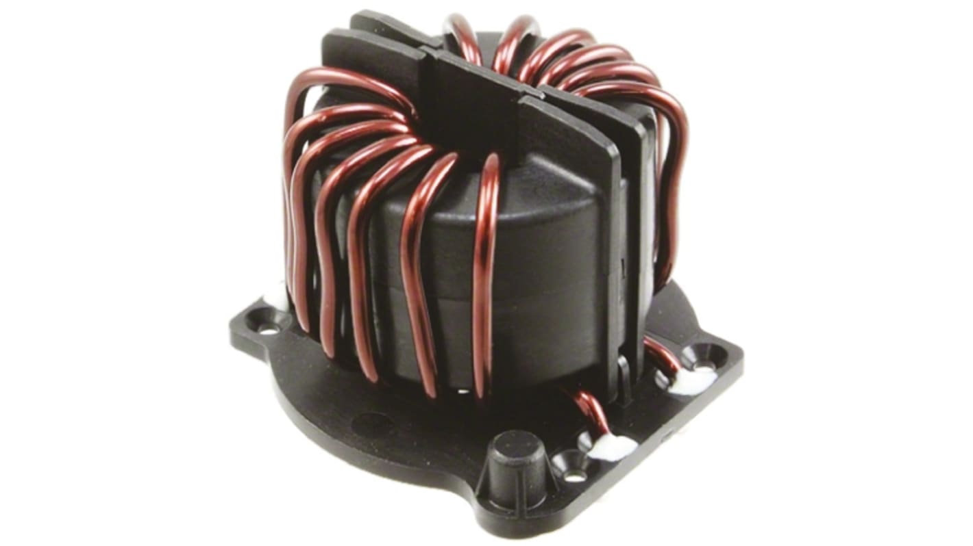 Schaffner 1 mH -30 → +50% Current Compensated Choke, Max SRF:400Hz, 16A Idc, 4.8mΩ Rdc 600,1000 V ac V dc, RB