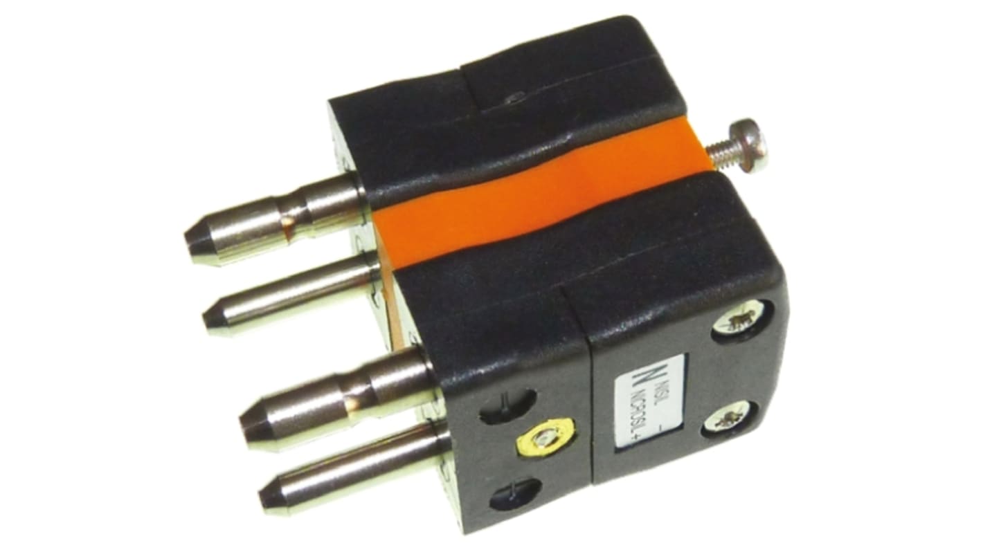 Connettore maschio termocoppia duplex RS PRO per uso con Termocoppia tipo N