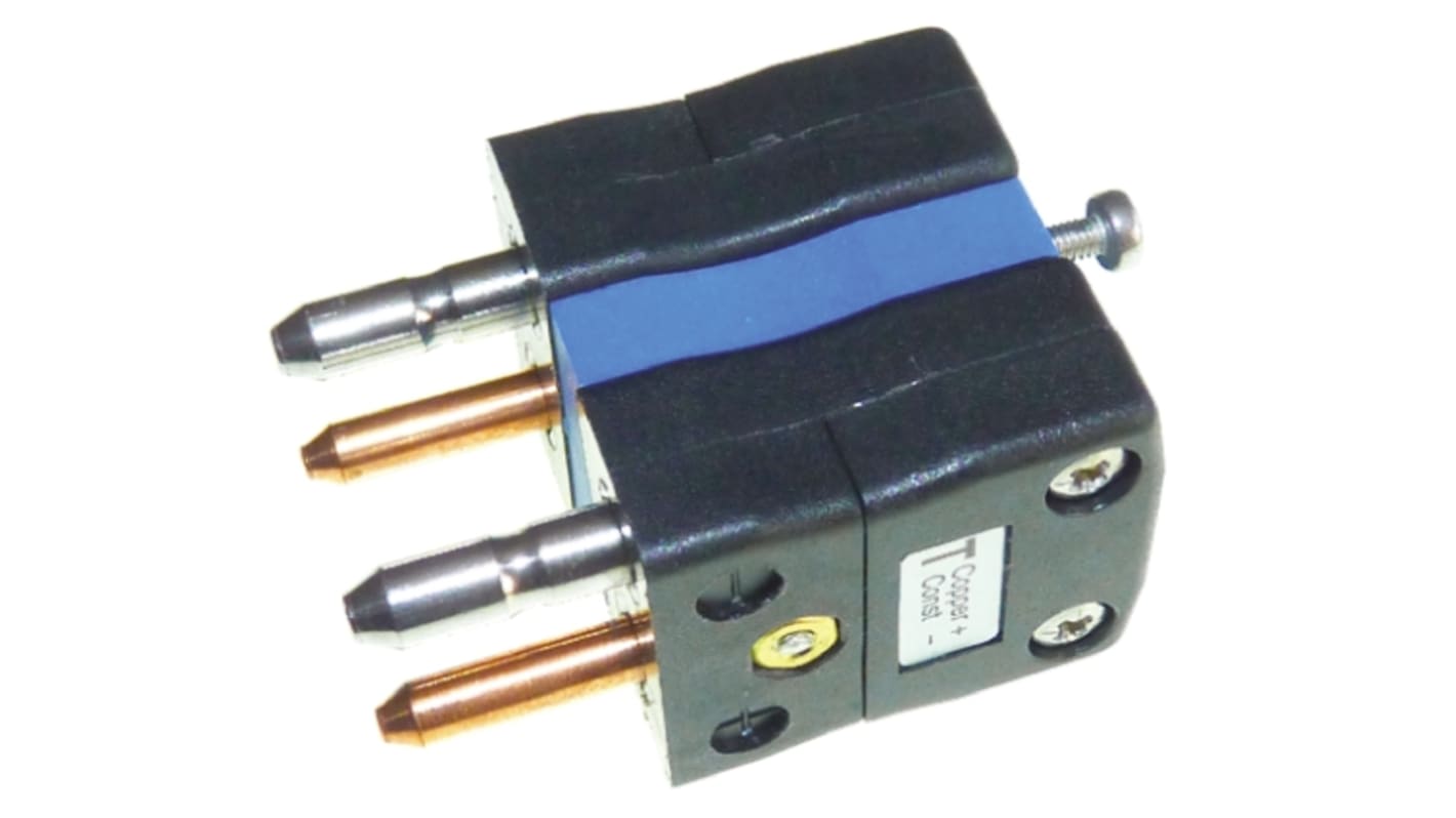 Connettore maschio termocoppia duplex RS PRO per uso con Termocoppia tipo T