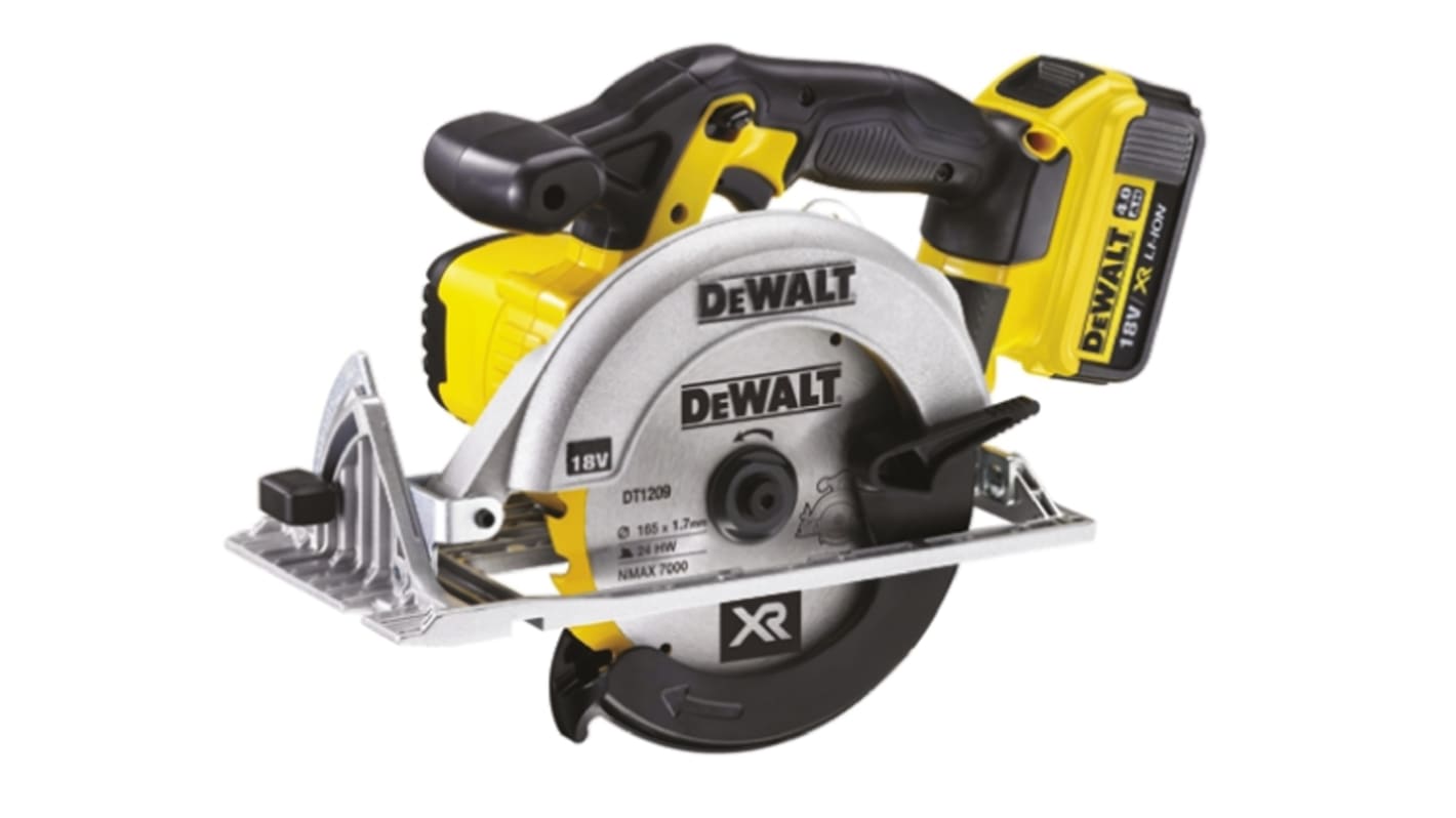 DCS391M2 GB DeWALT 165mm Cordless Hand Held Circular Saw 18V RS