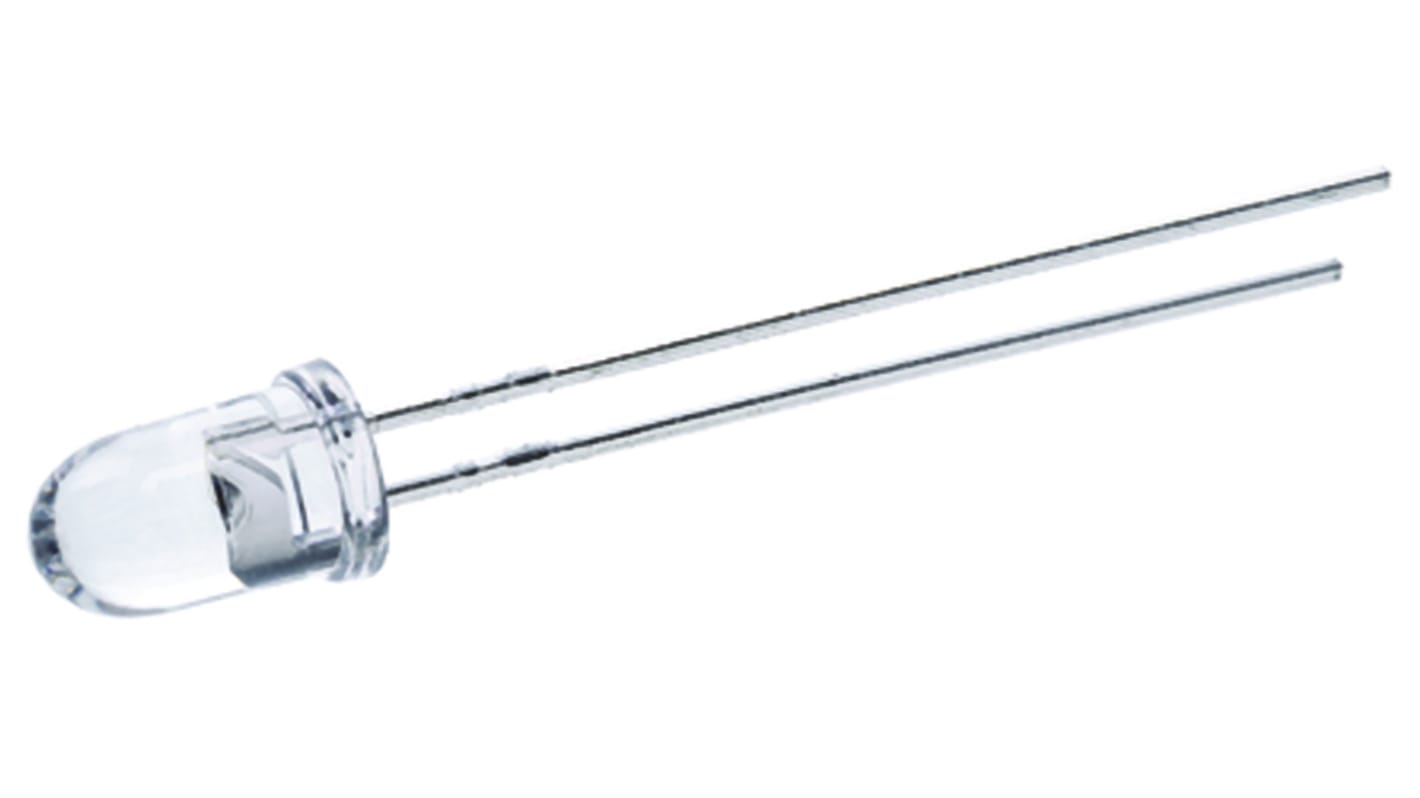 Broadcom3.2 V Blue LED 5mm Through Hole, HLMP-CB3A-UV0DD