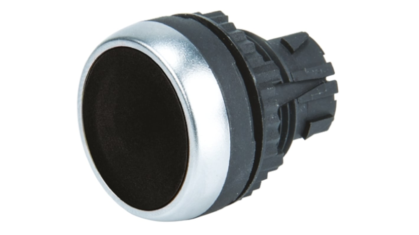 BACO Series Black Spring Return Push Button Head, 22mm Cutout, IP66