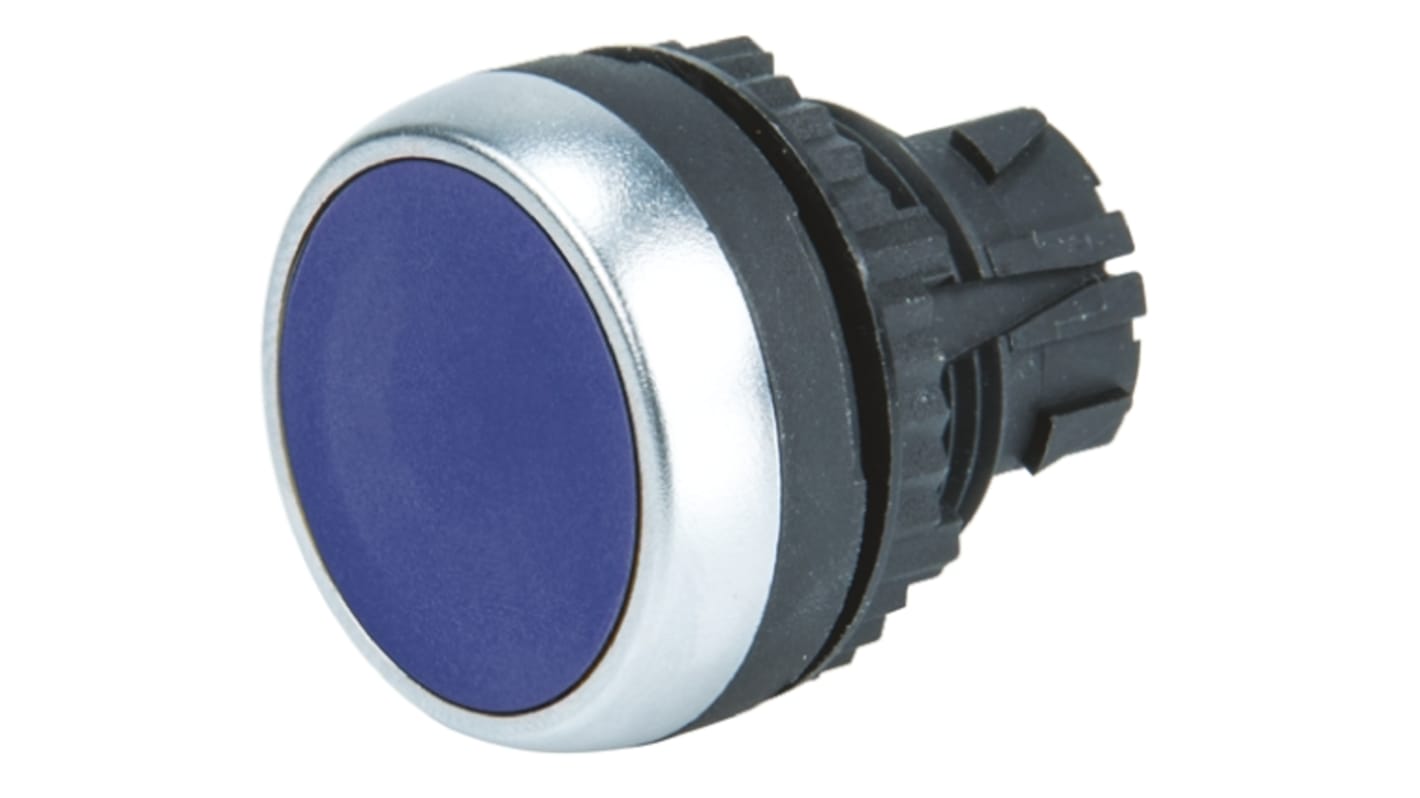 BACO Blue Spring Return Push Button Head, 22mm Cutout, IP66