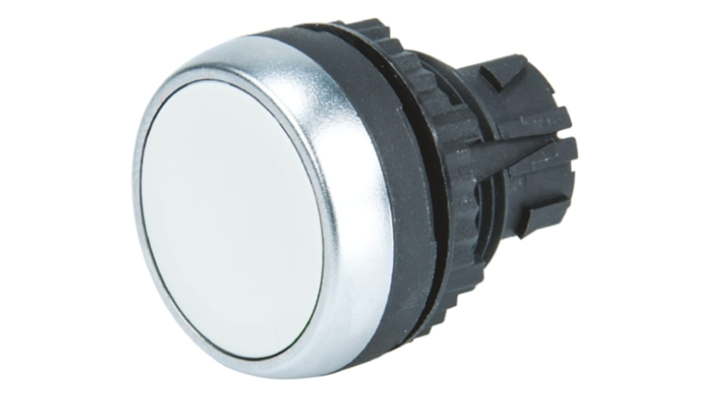 BACO White Spring Return Push Button Head, 22mm Cutout, IP66