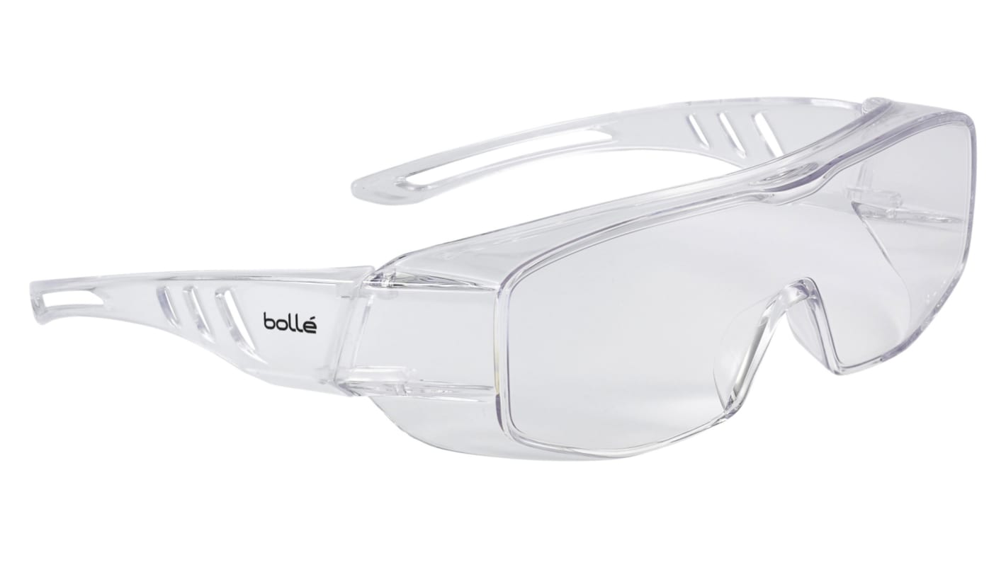 Sovraocchiali anti appannamento Bolle Safety Overlight con lenti col. Trasparente, Protezione UV, Resistenti ai graffi