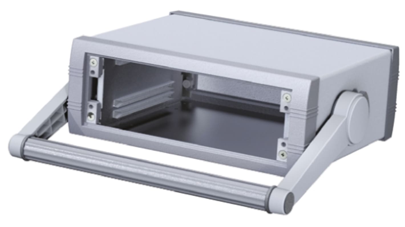 METCASE Unimet-Plus Grey Aluminium Instrument Case, 231.62 x 193.28 x 85.7mm