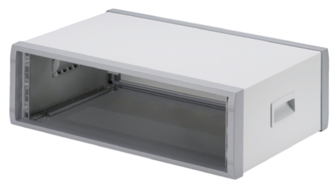 OKW, 3U, 19-Inch Rack Mount Case, Instrumet Ventilated, 157.26 x 516.25 x 350mm