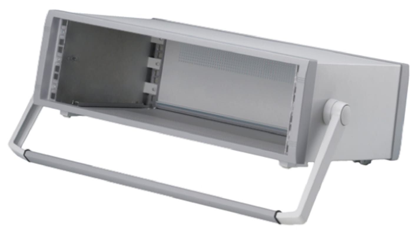 Contenitore 19" montaggio rack METCASE 3U 157.26 x 516.25 x 350mm, in Alluminio, ventilato, col. Grigio