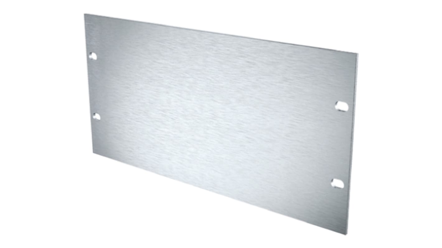 METCASE 3U前面板 机架面板, 尺寸269.24 x 132.5mm, 水平节距52.5HP, 铝制, 灰色