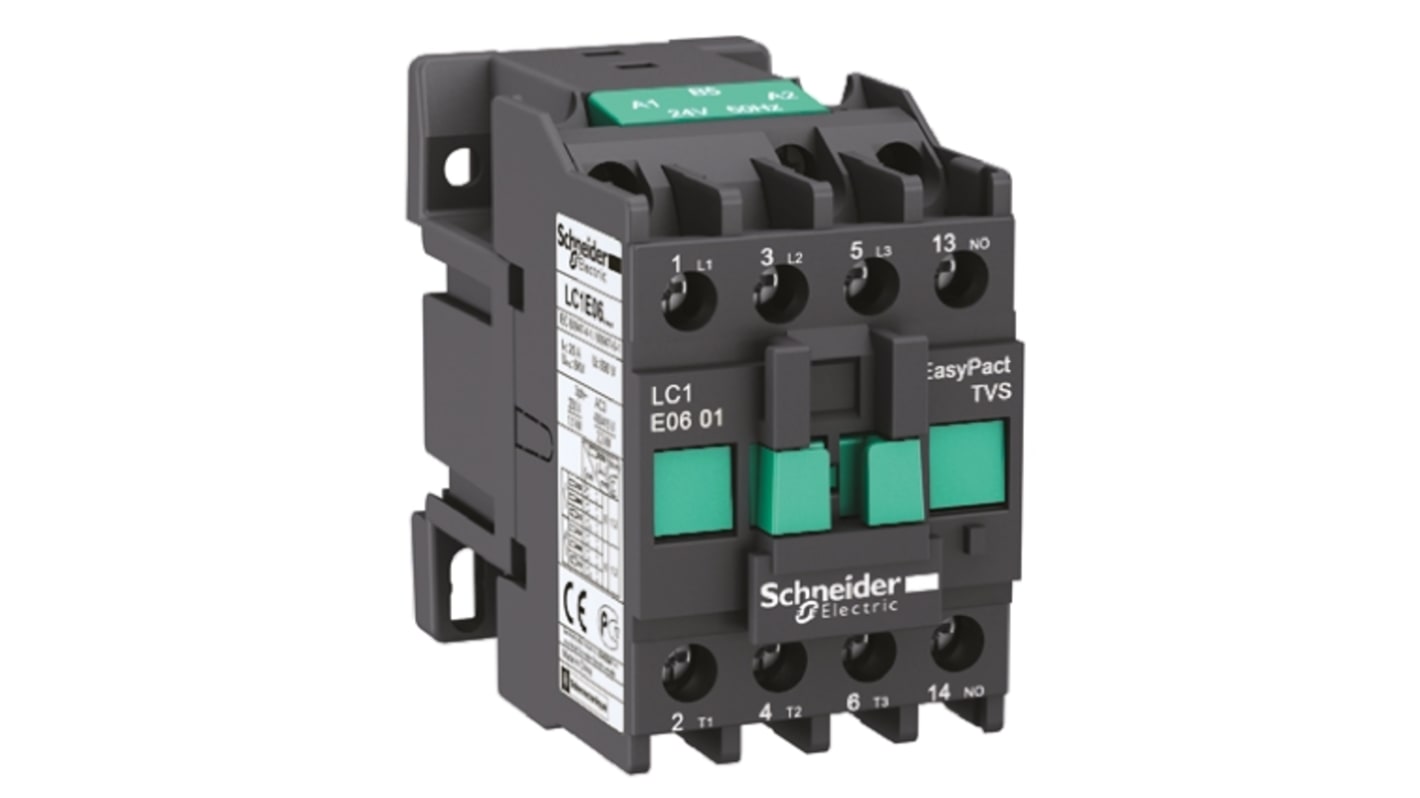 Schneider Electric 接触器, 线圈220 V 交流, 3P, LC1E系列