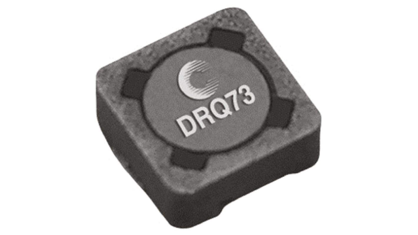 Cooper Bussmann, DRQ, 73 Shielded Wire-wound SMD Inductor with a Ferrite Core, 15 μH ±20% Wire-Wound 2.05A Idc