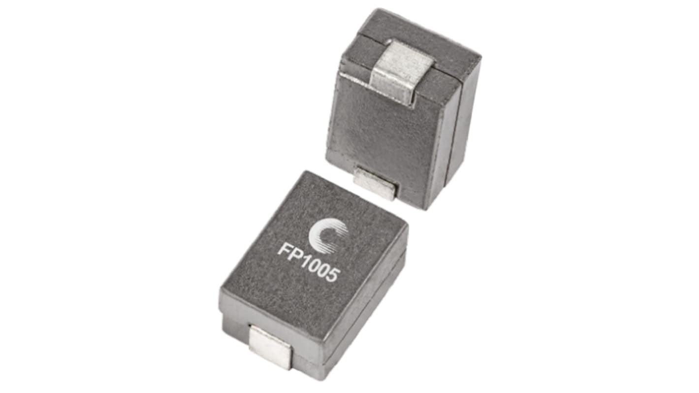 Cooper Bussmann, FP1005, 1005 Wire-wound SMD Inductor with a Ferrite Core, 108 nH ±10% Wire-Wound 47A Idc