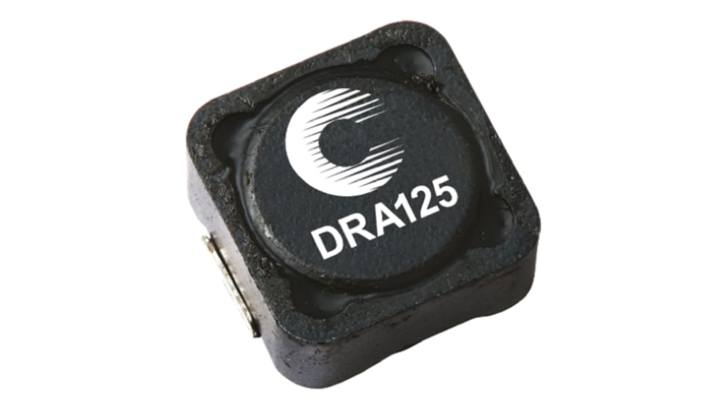 Cooper Bussmann, DRA, 0125 Shielded Wire-wound SMD Inductor with a Ferrite Core, 330 μH ±20% Wire-Wound 1.194A Idc