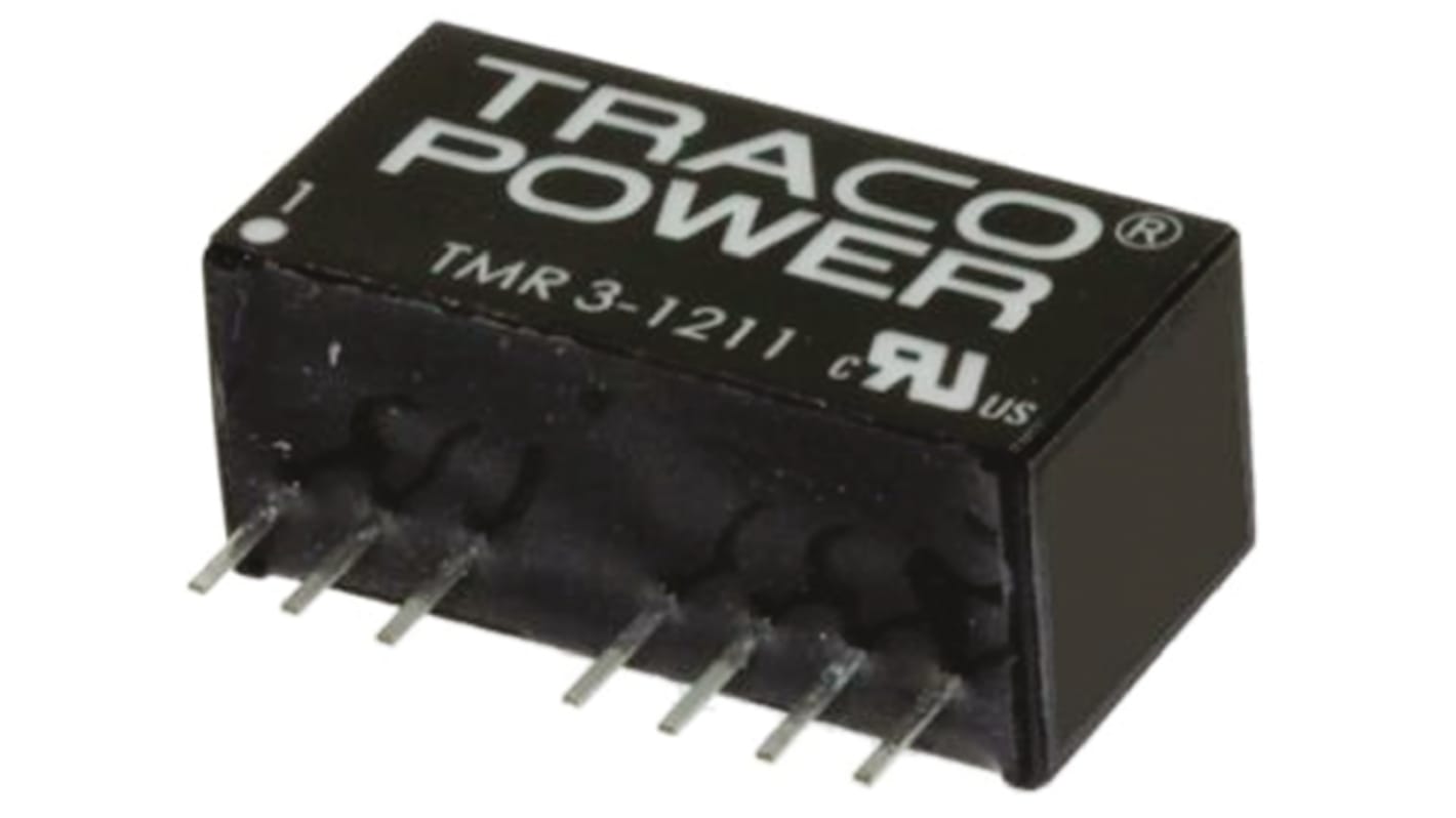 TRACOPOWER 隔离式DCDC转换器, 9 → 18 V 直流输入, 5V 直流输出, 3W, TMR 3HI系列