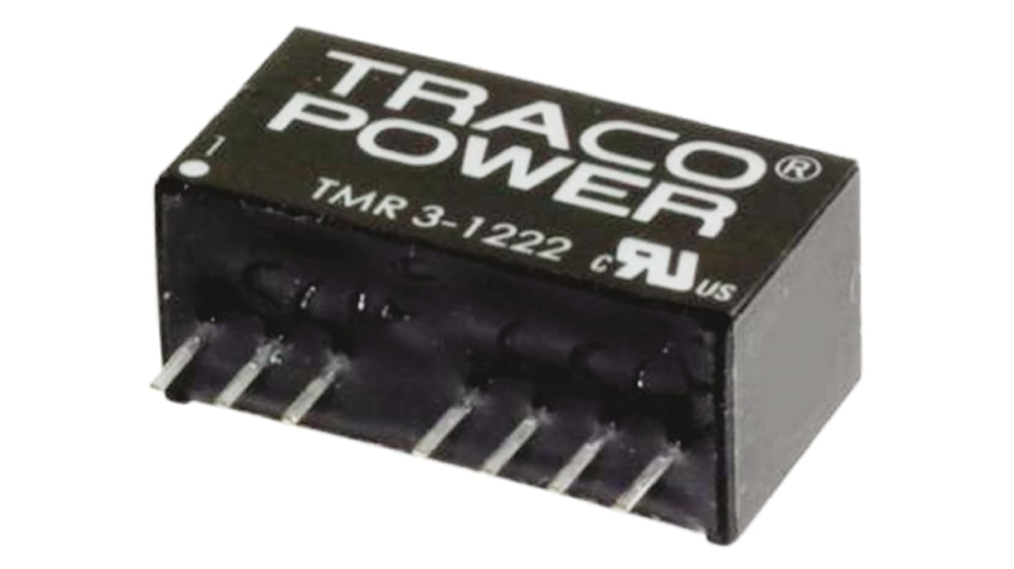 TRACOPOWER TMR 3HI Isolated DC-DC Converter, ±15V dc/ ±100mA Output, 9 → 18 V dc Input, 3W, Through Hole, +85°C