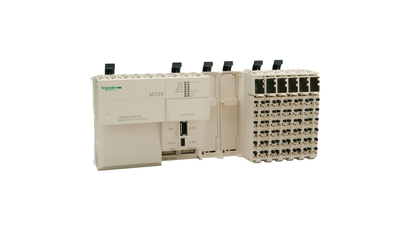 Schneider Electric Modicon M258 SPS CPU, 26 Eing. Digital Ausg.Typ Analog, digital Eing.Typ für Modicon M258 24 V dc