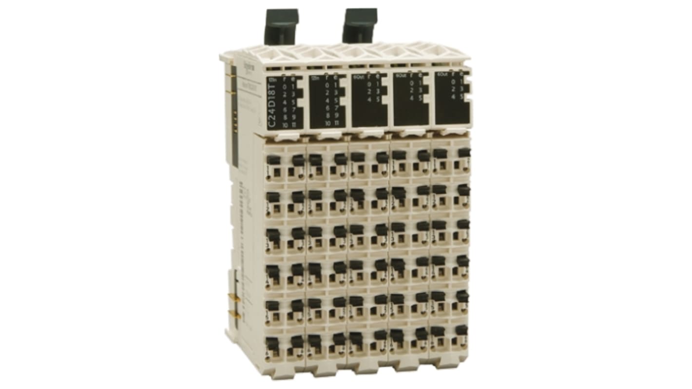 Schneider Electric PLC I/O Module for Use with Modicon LMC058, Modicon M258, Analogue, Digital, Analogue, Digital,