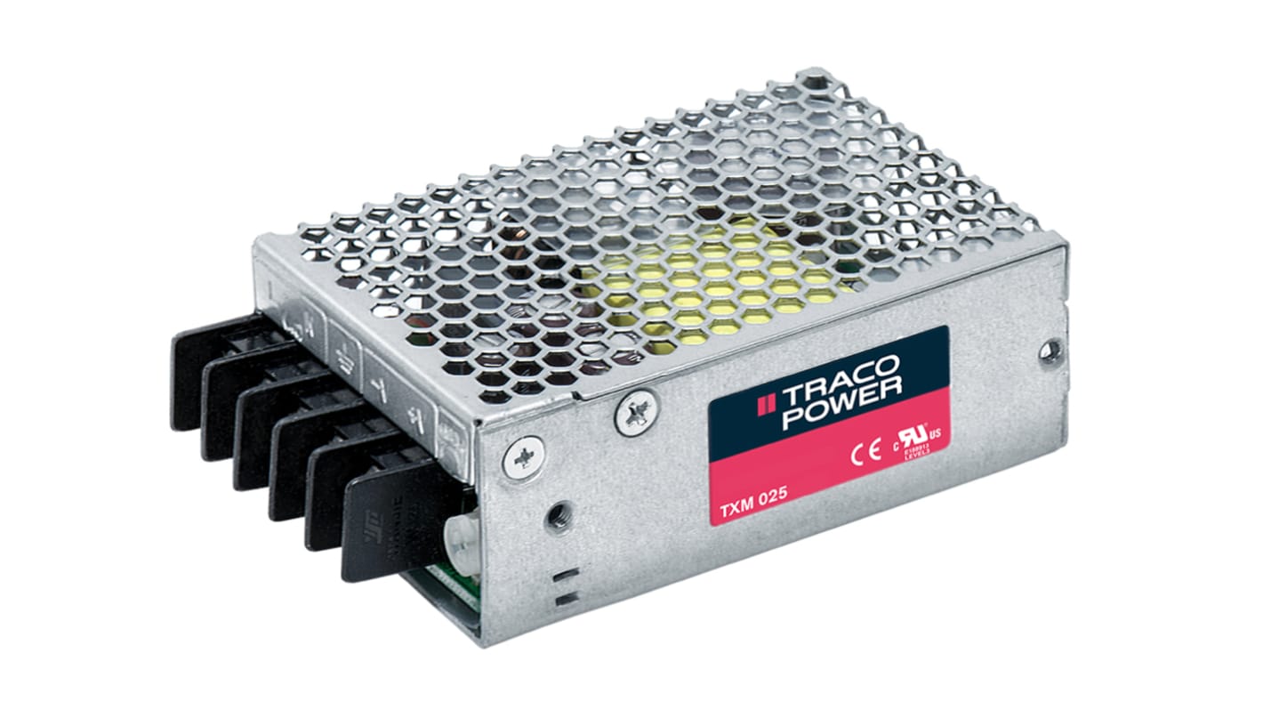 TRACOPOWER スイッチング電源 5V dc 5A 25W