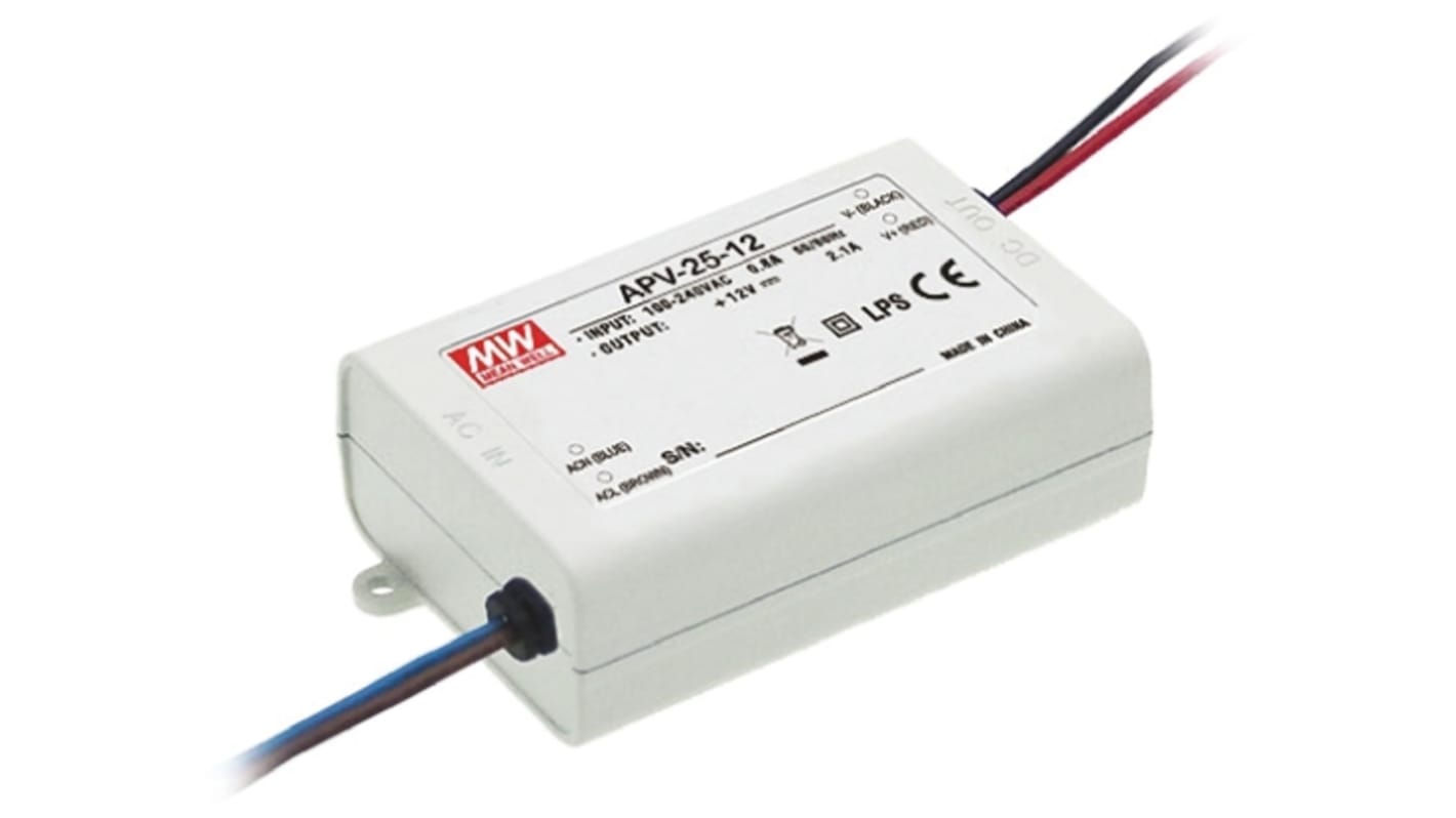 Sterownik LED napięcie wyjciowe: 24V 1.05A napięcie wejściowe: 127→ 370 V DC, 90→ 264 V AC stabilizowany