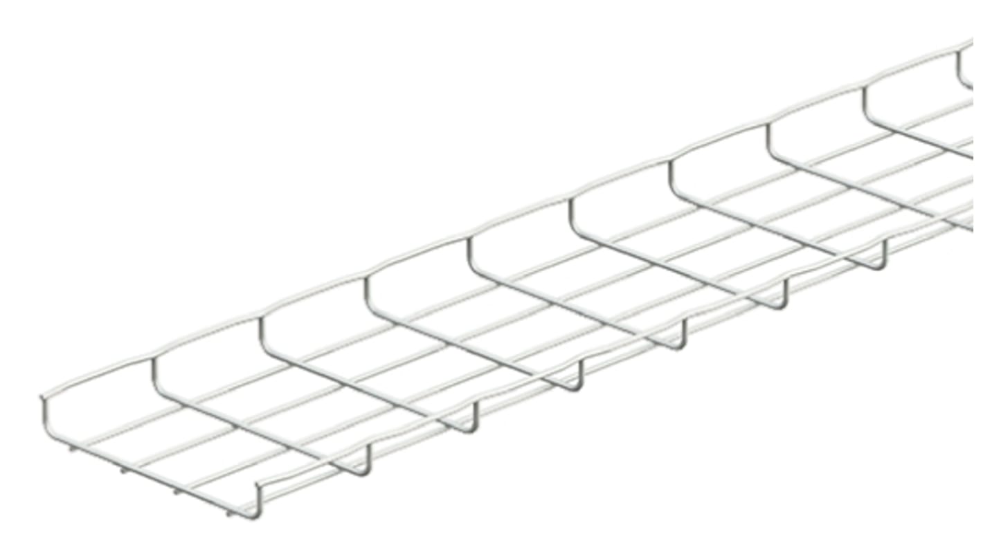 Chemin de câbles en Acier Inoxydable 316, taille 3m x 100 mm x 30mm