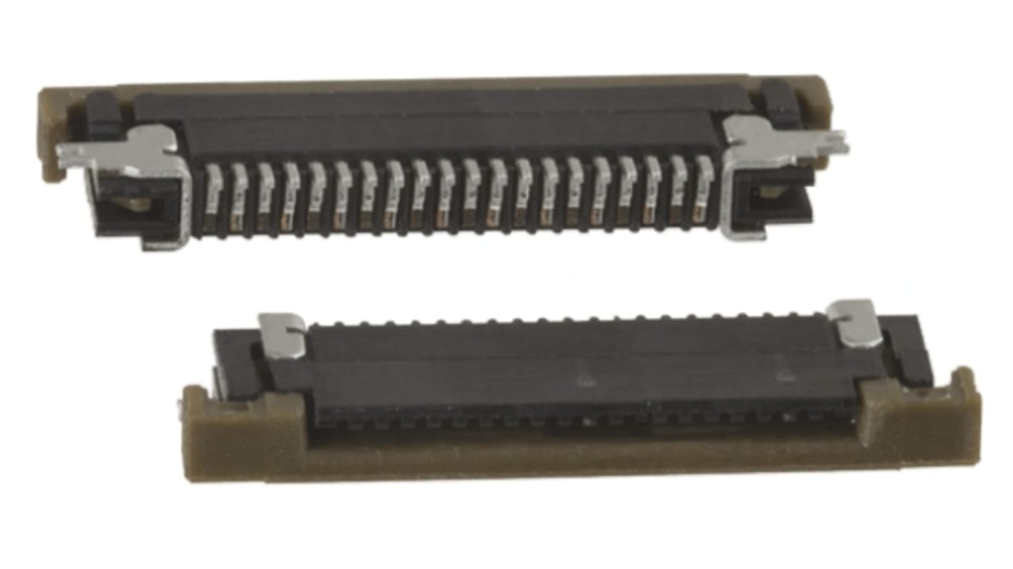 Amphenol ICC SFV-R, SMD FPC-Steckverbinder, Stecker, 20-polig / 1-reihig, Raster 0.5mm Lötanschluss