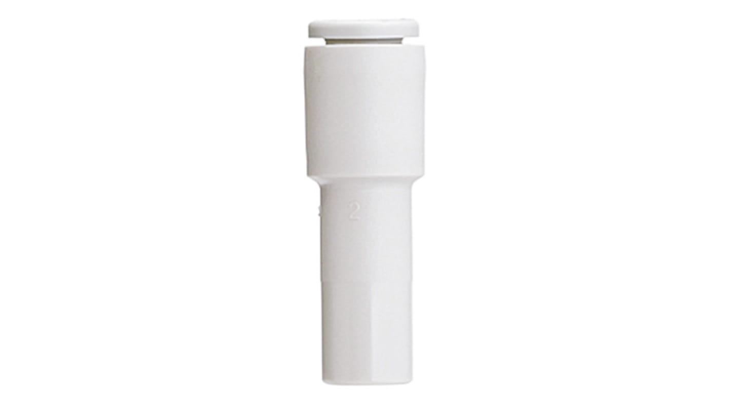 SMC KQ2 Series Straight Tube-to-Tube Adaptor, Push In 6 mm to Push In 12 mm, Tube-to-Tube Connection Style