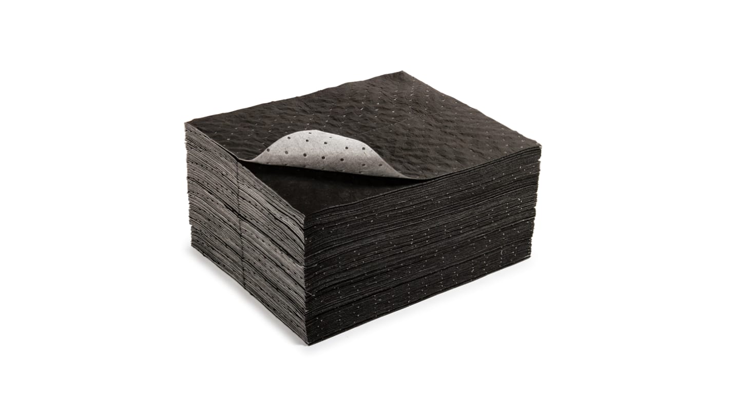 RS PRO Spildabsorberende materiale, absorberingsevne: 110L, Pude, 100 RS PRO