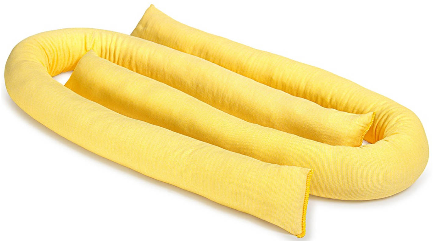 RS PRO Spill Absorbent Sock for Chemical Use, 80L Capacity, 20 per Pack