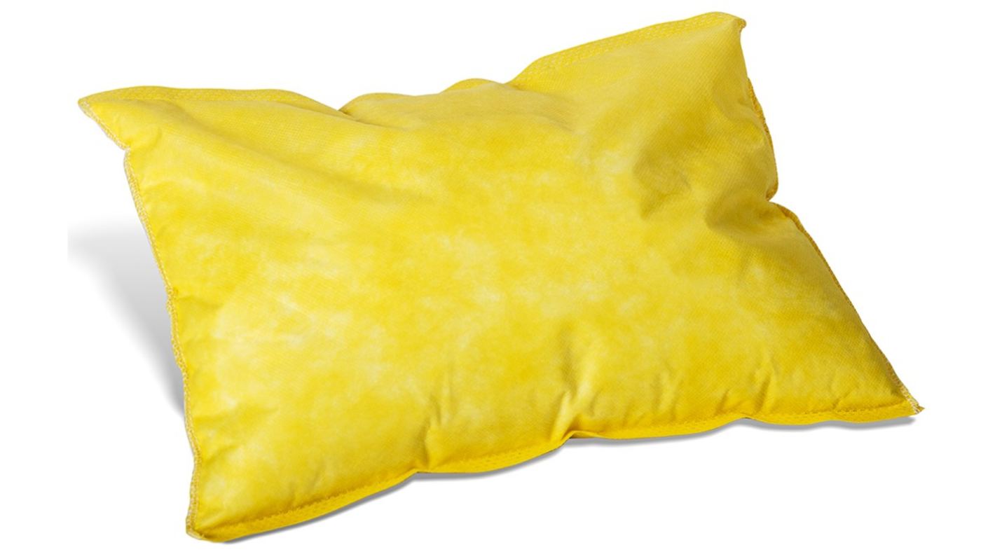 Almohada absorbente de derrames RS PRO RS PRO, capacidad de absorción 36L, 8 por paquete