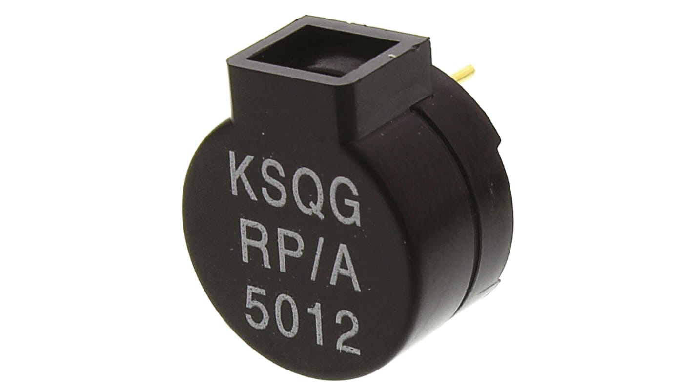 RS PRO 80dB磁性蜂鸣器组件, PCB安装, 1V 交流至2V 交流电源, 外部驱动, 12 (Dia.) x 7.5mm