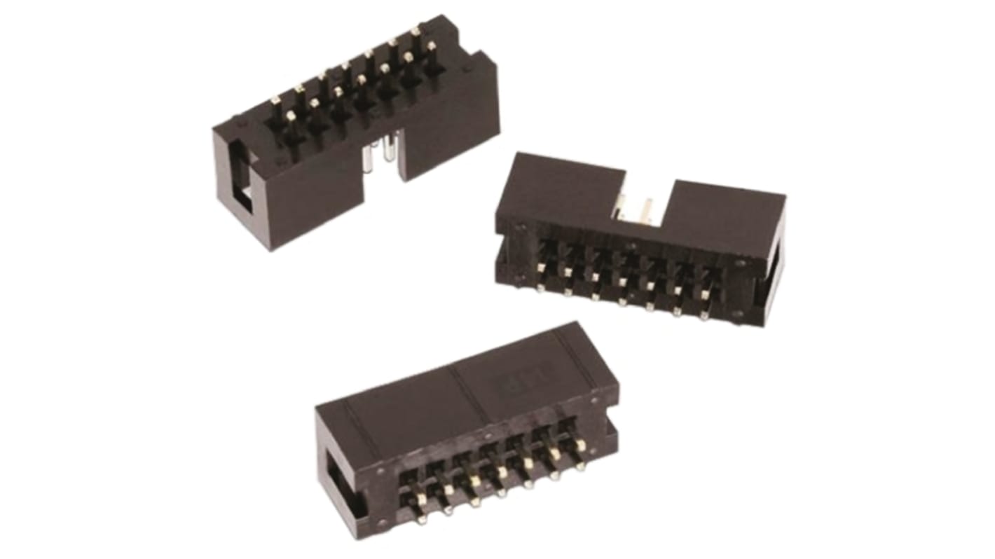Wurth Elektronik ストレート 基板接続用ピンヘッダ 26極 2.54mm 2列, スルーホール実装