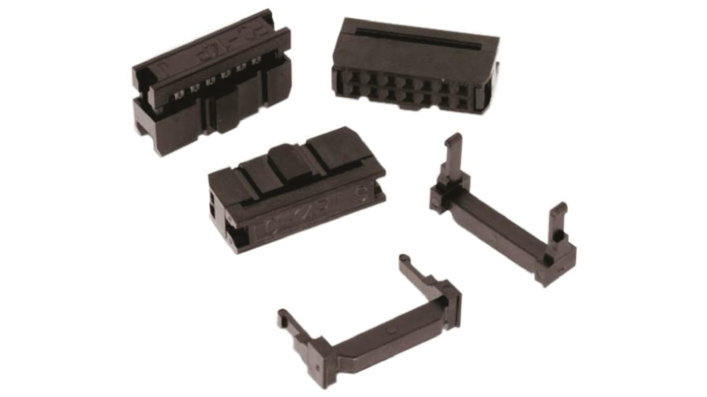 Wurth Elektronik IDC连接器, 母座, 10p, 2.54mm间距, 2排, 电缆安装, IDC端接, 直向, WR-BHD系列