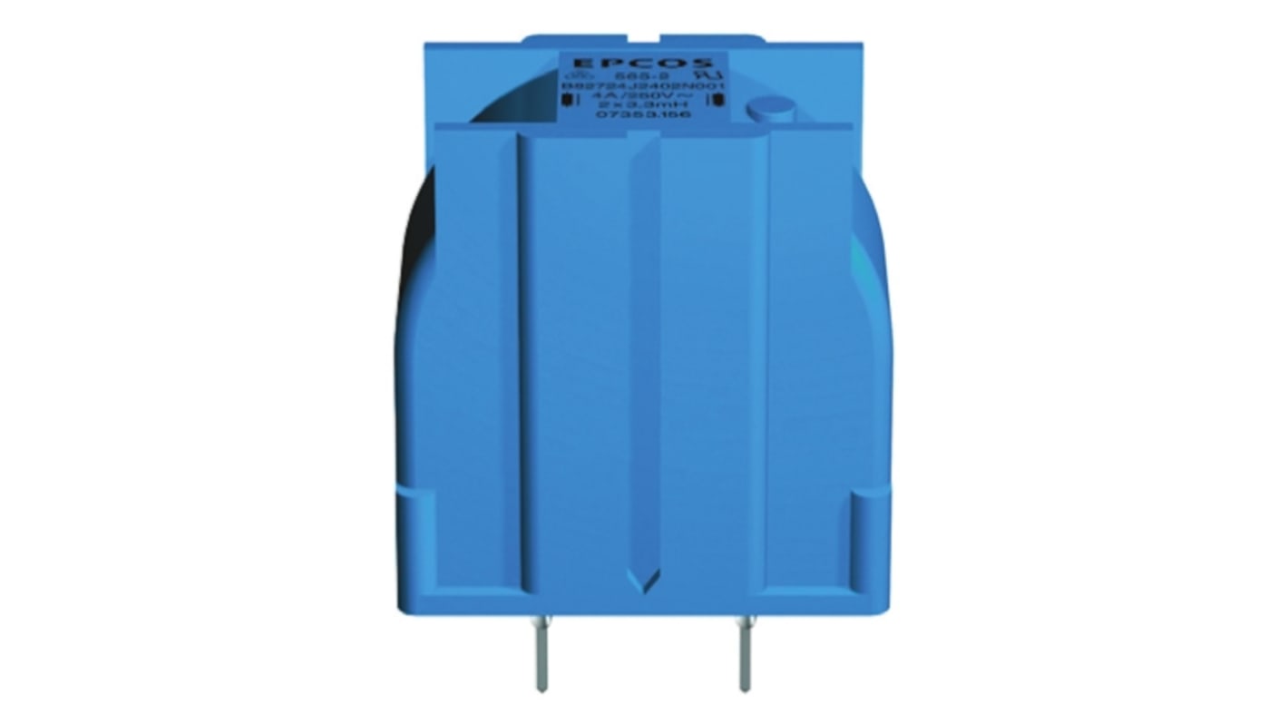 EPCOS 27 mH ±30% Ferrite Power Line Choke, 1.4A Idc, 460mΩ Rdc 250 V ac, B82721A