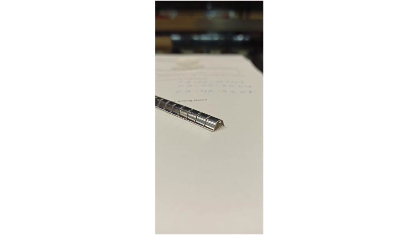 UVOX 屏蔽条, 自粘式固定, 铍铜合金制, 406mm长x8.9mm宽x3.8mm厚
