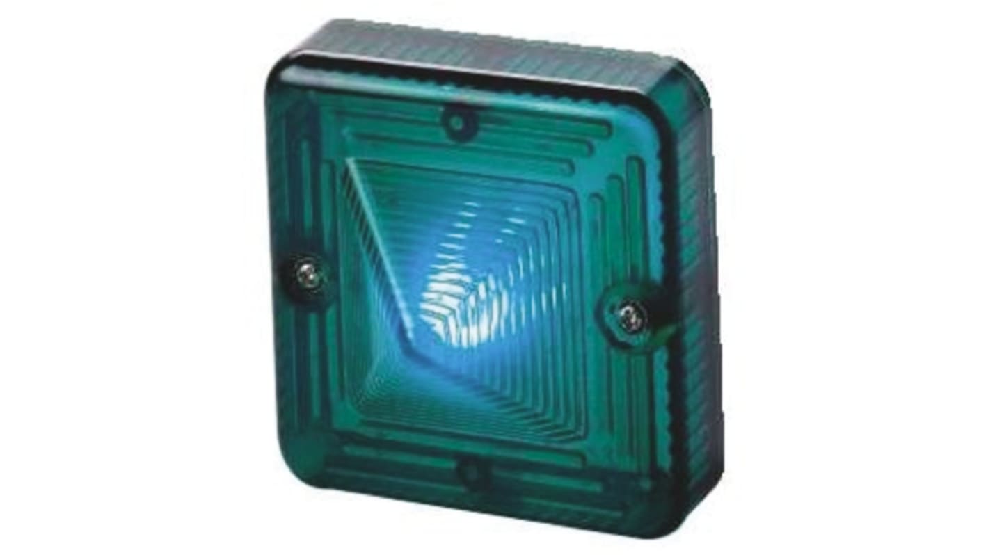 Elemento luminoso e2s ST intermitente, Xenón, Verde, alim. 24 V dc