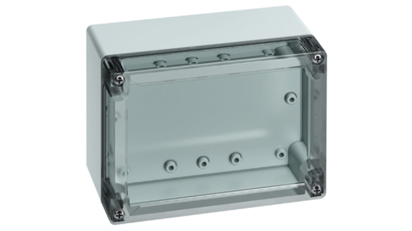 Spelsberg TG Series Grey ABS Enclosure, IP66, IP67, Grey Lid, 162 x 90 x 122mm