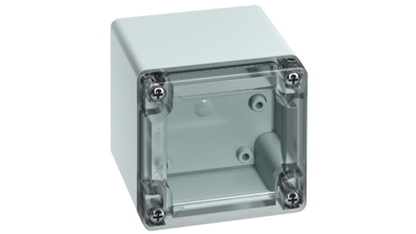Spelsberg TG Series Grey Polycarbonate Enclosure, IP66, IP67, Grey Lid, 84 x 85 x 82mm